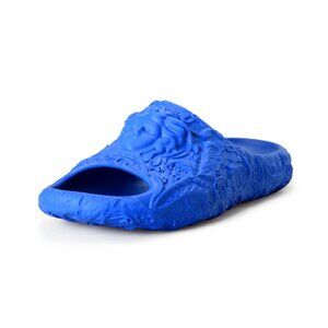Versace Men's Baroque Medusa Embossed Pool Slide Flip Flops Shoes US 10 IT 43